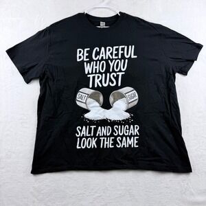Digiprint Apparel T-Shirt Salt and Sugar Graphic Black‎ 3XL